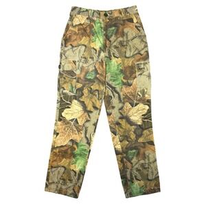 Vintage Ranger Camo Cargo Pants Kids X Large Hunting‎ Outdoor Camouflage